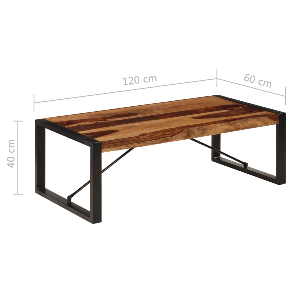 47.2"x23.6"x15.7" Solid Sheesham Wood Coffee Table P8587