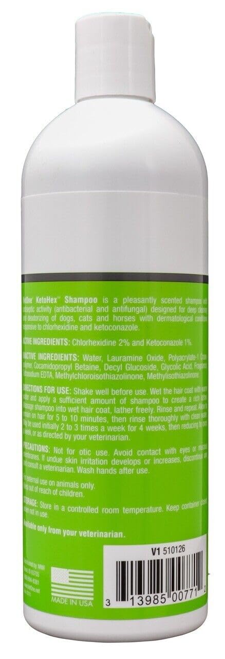 16 oz Anti Bacterial Cat & Dog Flea And Tick Shampoo L25766