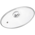 14 Inch Clear Tempered Glass Lid with Vent D505