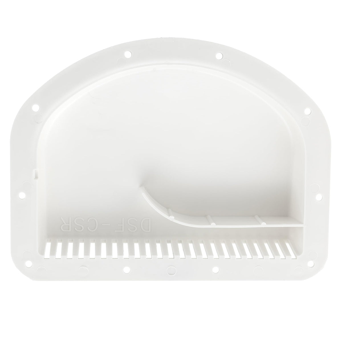 White Trailer Exterior Vent Cowl with Grill 2 Pack H3624