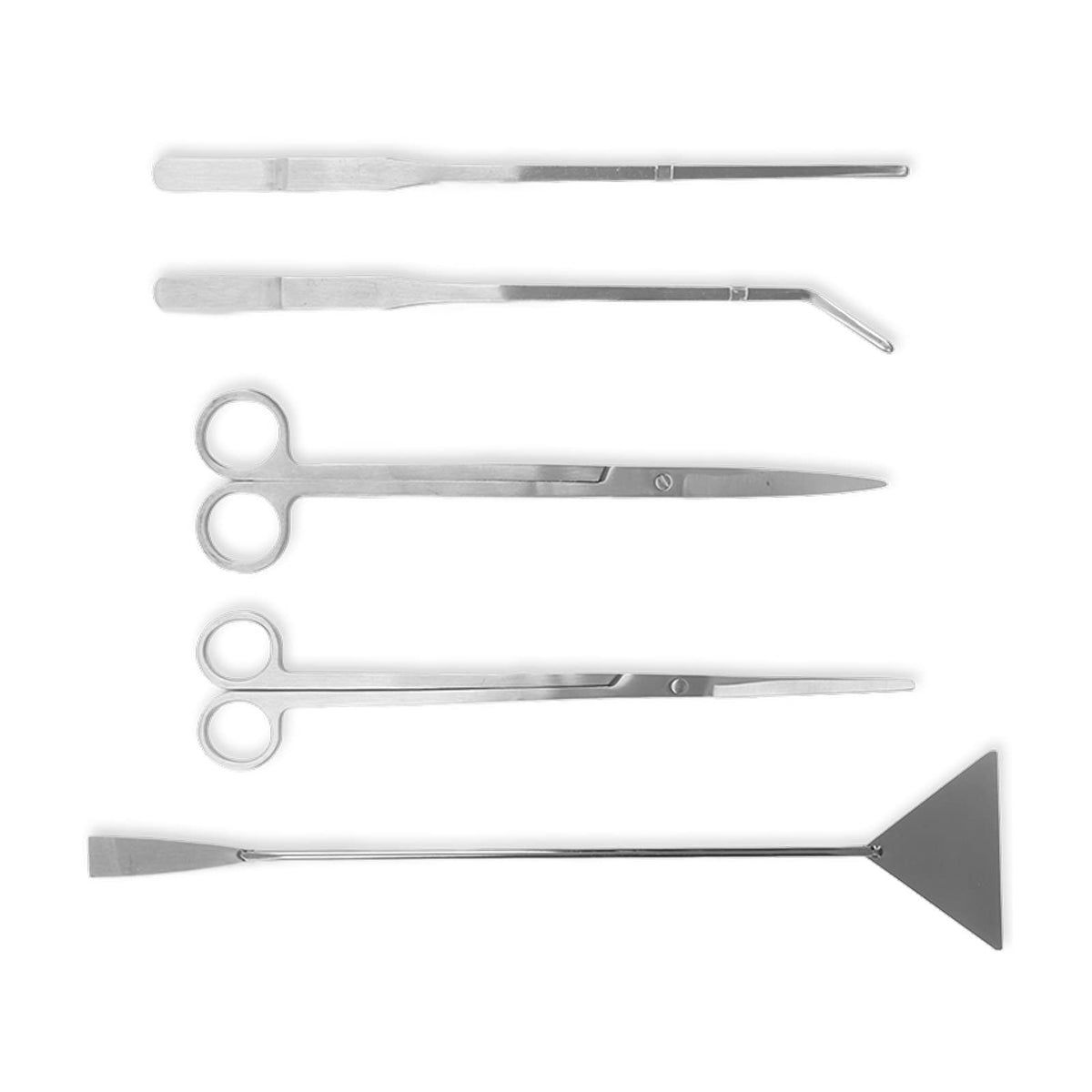 Steel Aquascaping Kit with Tweezers Shovel I47753