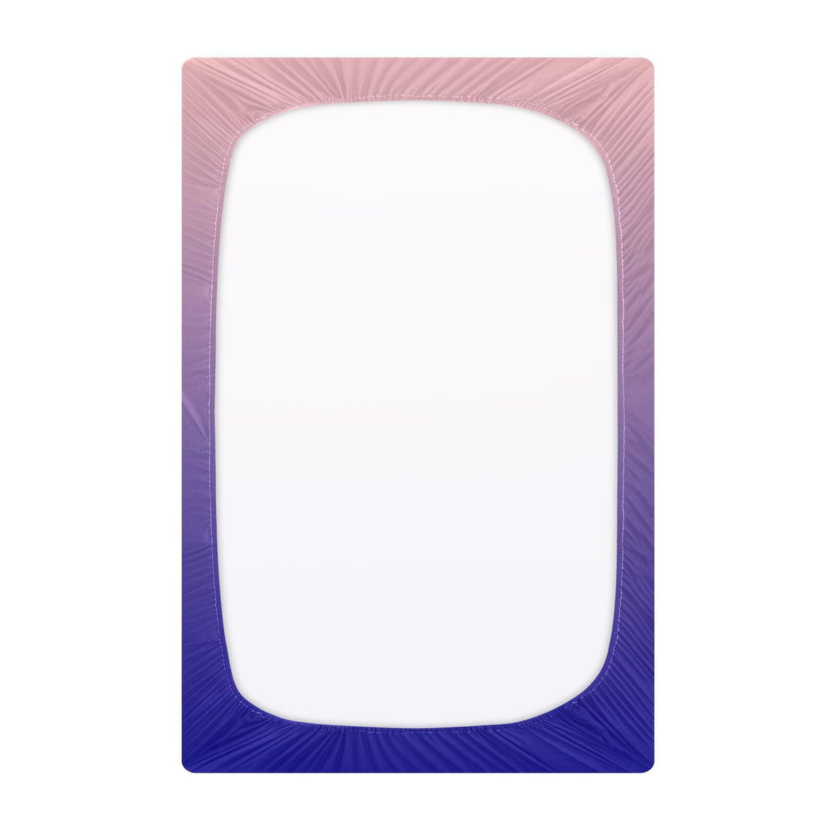 Dark Blue Pink Fitted Crib Sheet Microfiber T985