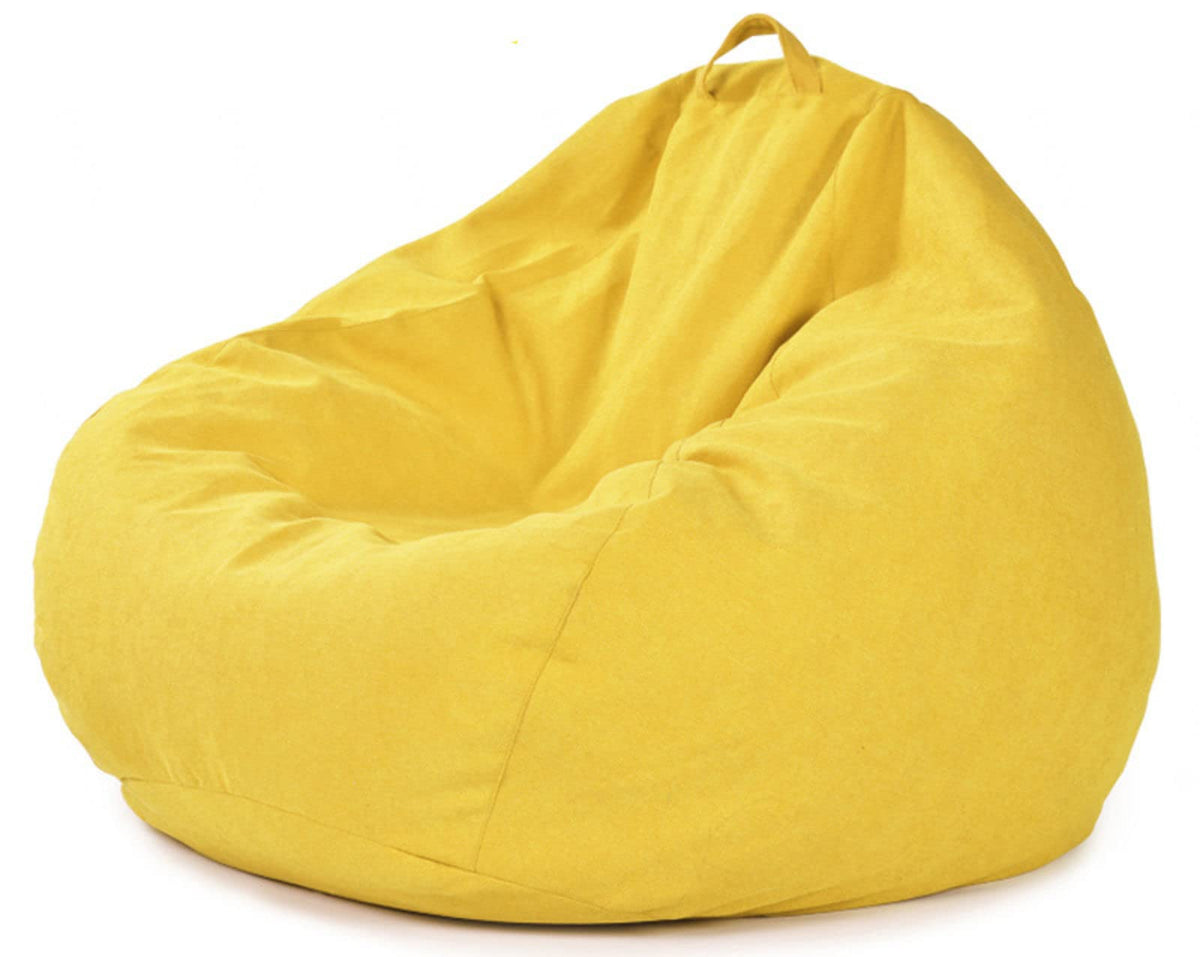 Memory Foam Bean Bag Chair Yellow 90X110cm K880