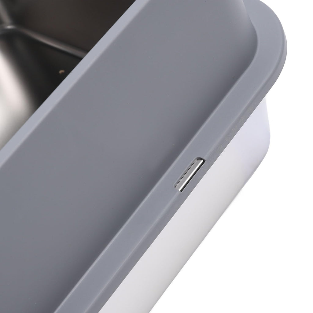 Stainless Steel Enclosed Litter Box with Lid O279