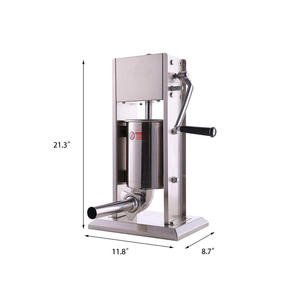 Stainless Steel Sausage Stuffer and Meat Mixer W8737