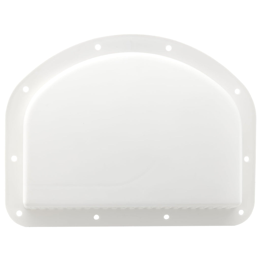 White Trailer Exterior Vent Cowl with Grill 2 Pack H3624