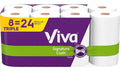 Cloth Paper Towels, 8 Triple Rolls O419113