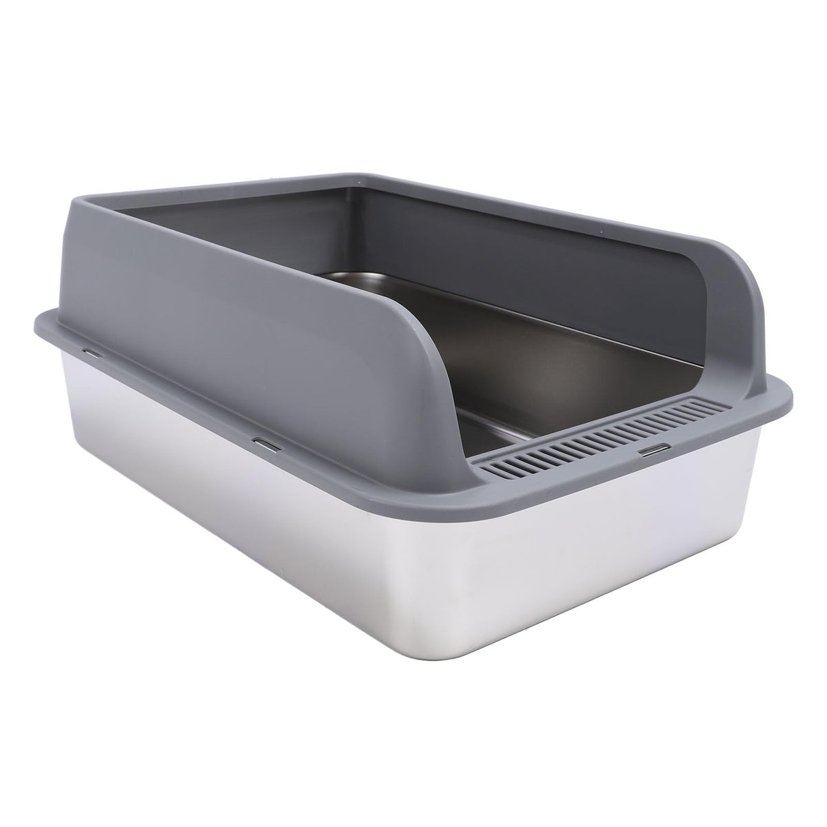 Stainless Steel Enclosed Litter Box with Lid O279