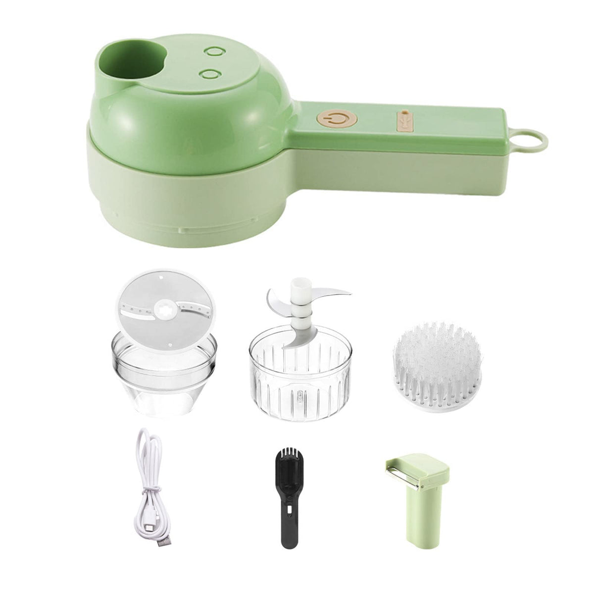 4 In 1 Cordless Electric Vegetable Cutter U160139