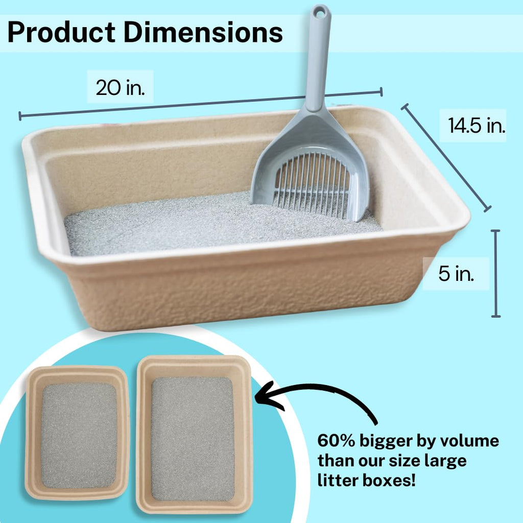 Disposable Litter Boxes 4-Pack N520
