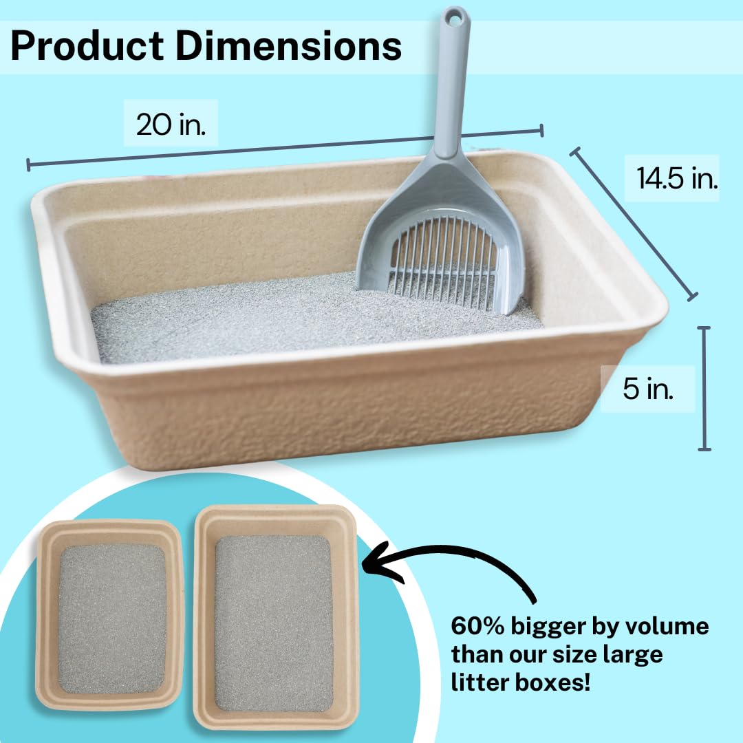 Disposable Litter Boxes 4-Pack N520