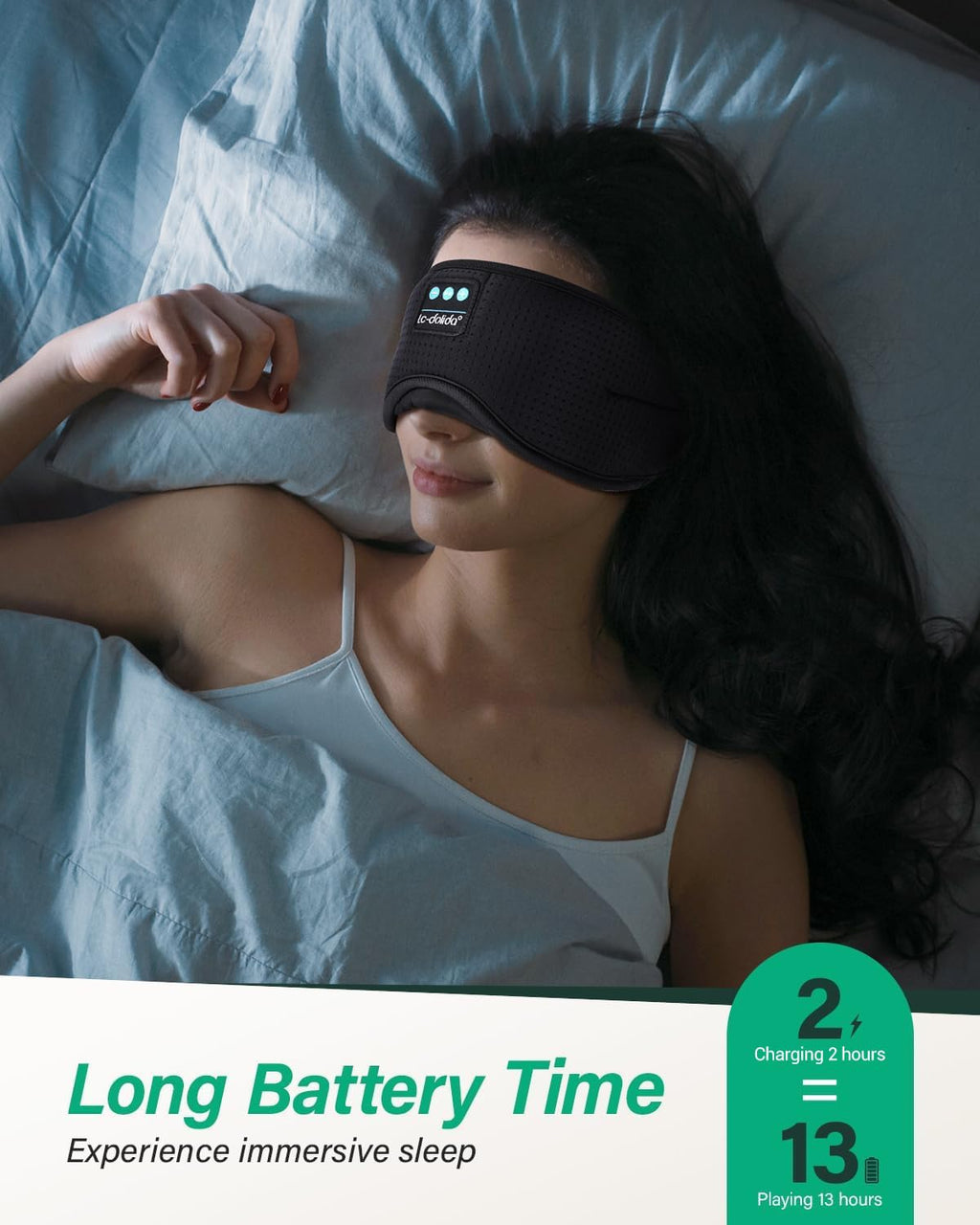 Bluetooth Sleep Mask with Headphones S27082
