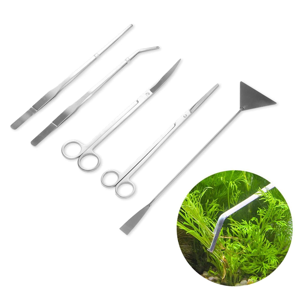 Steel Aquascaping Kit with Tweezers Shovel I47753