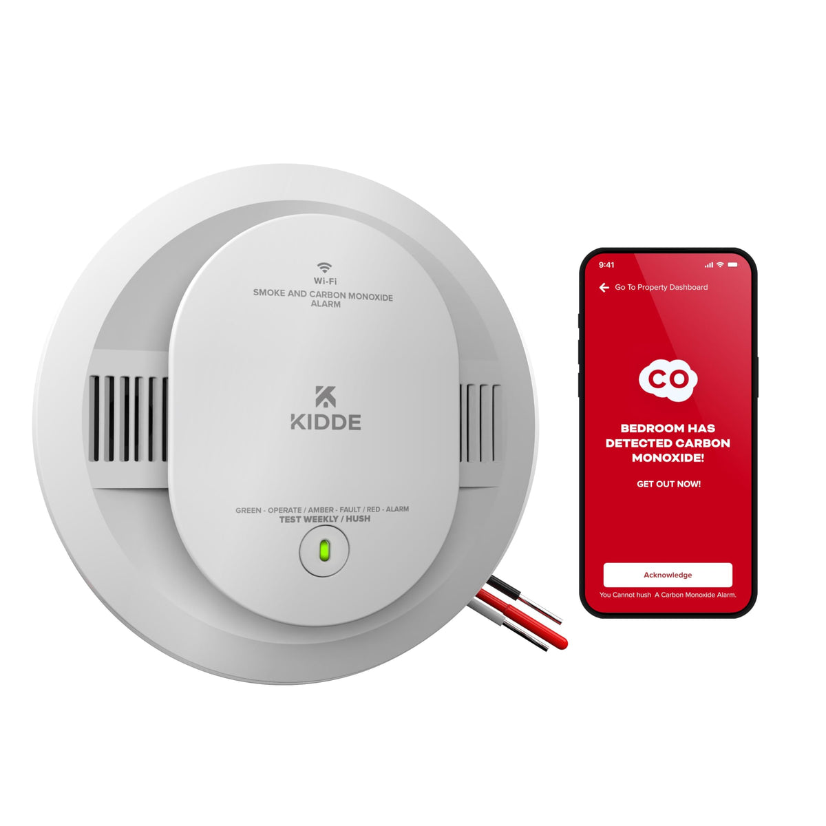 Hardwired Smoke and Carbon Monoxide Detector W65738