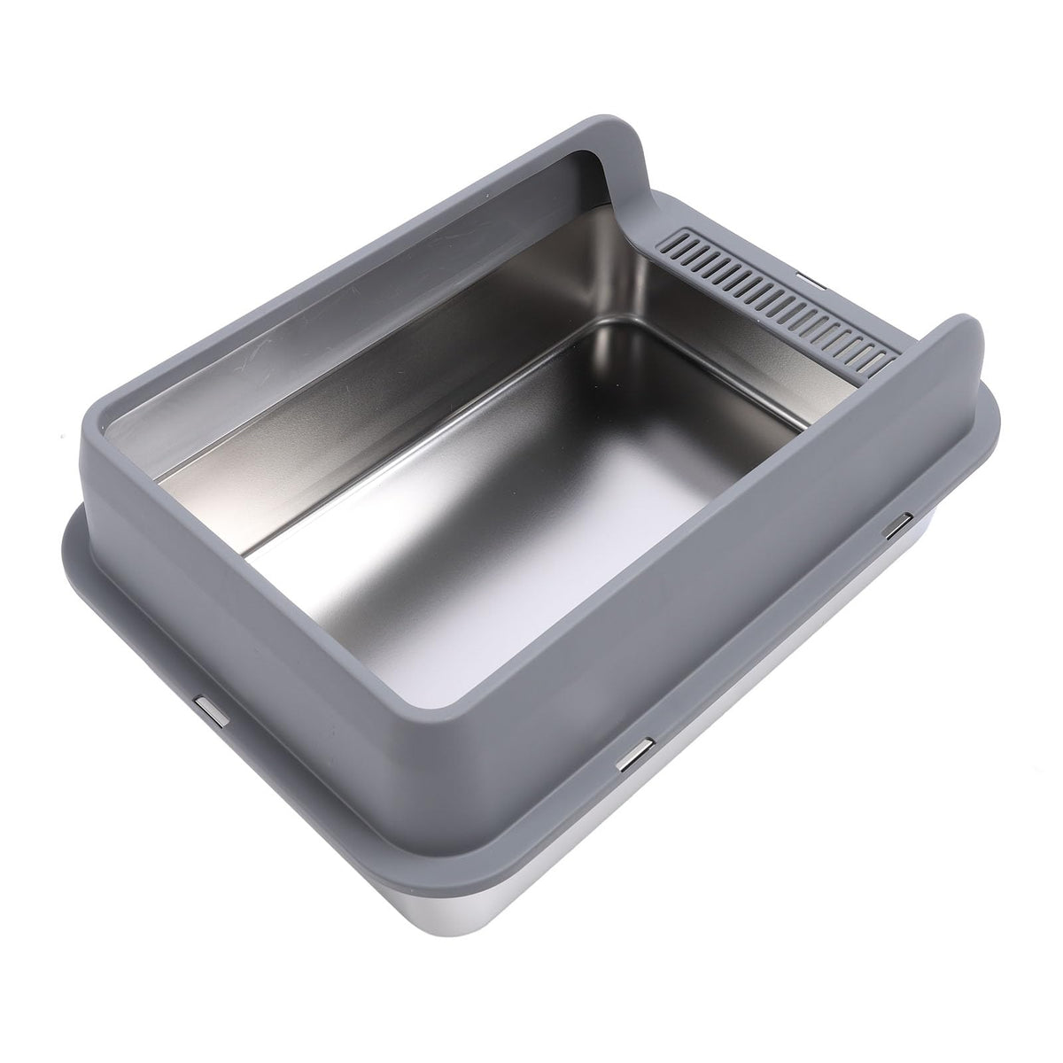 Stainless Steel Enclosed Litter Box with Lid O279