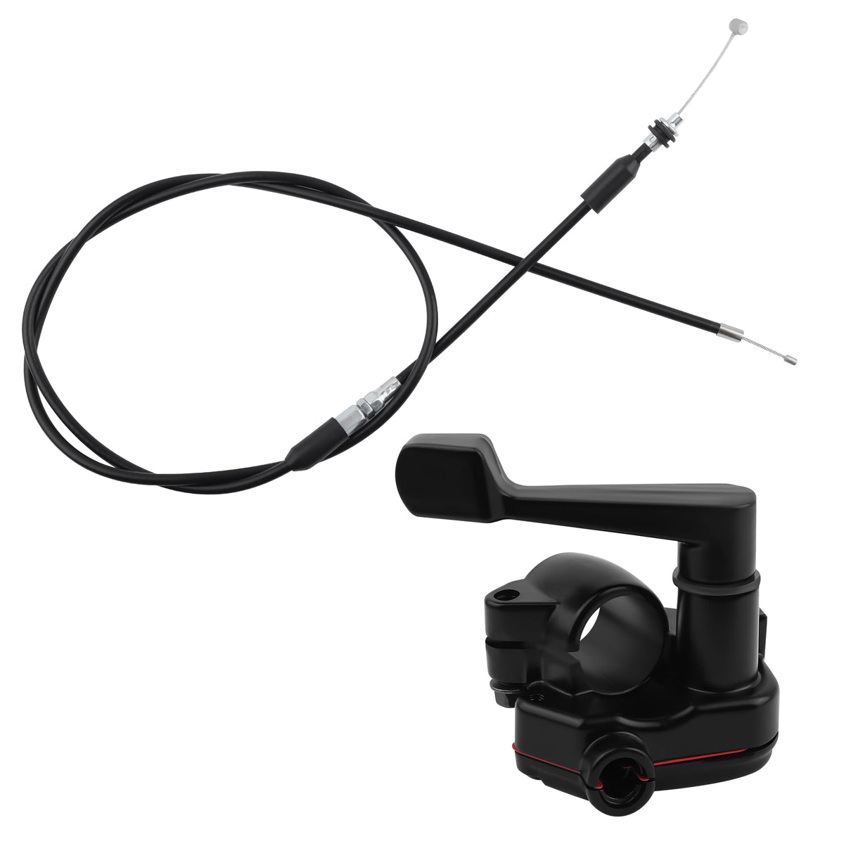 22mm Thumb Throttle Kit with Cable Aluminum Motorcycle ATV B622340