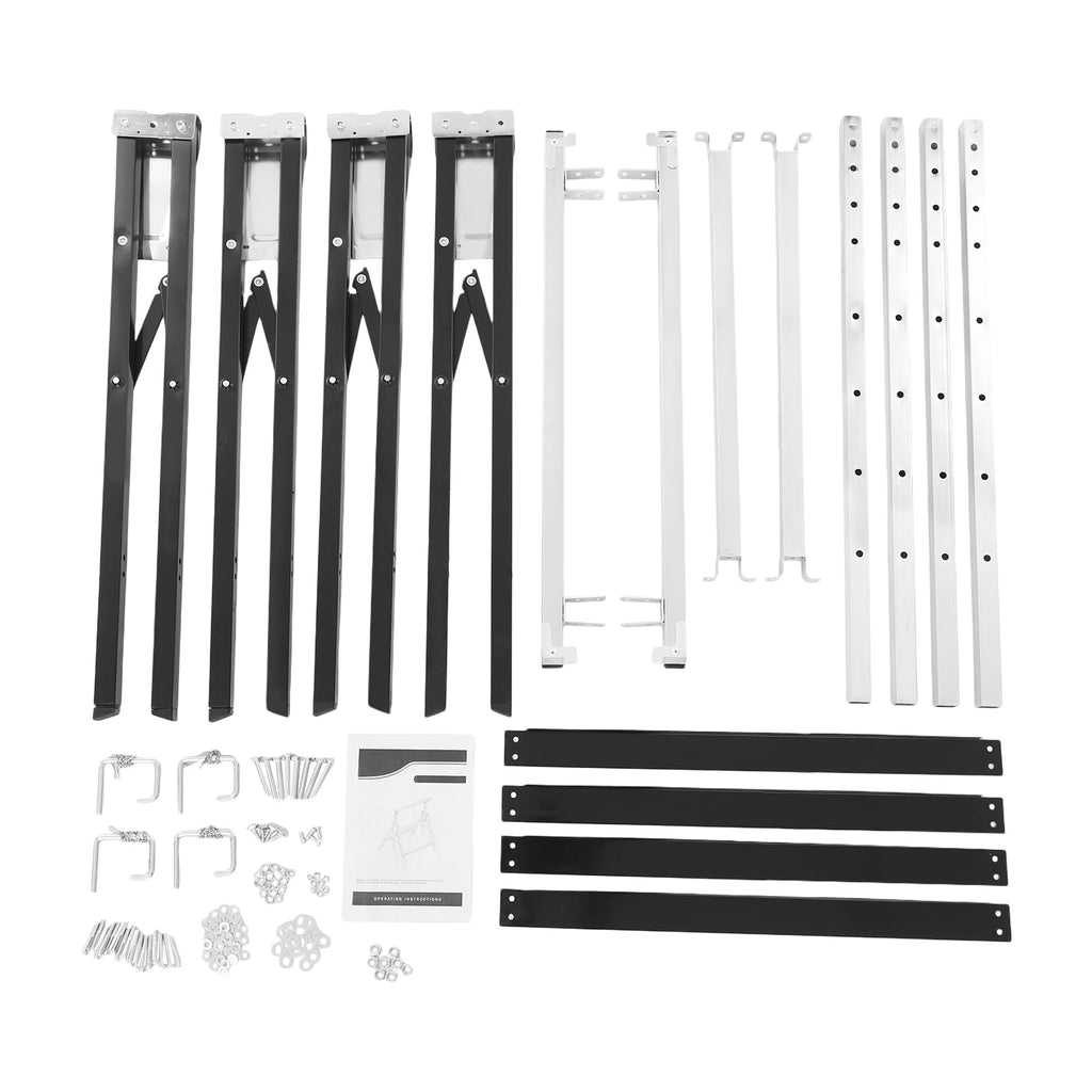 2-Pack Folding Saw Horses Height Adjustable Steel Construction K452