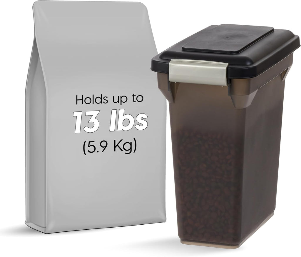 Dog Food Storage Container Up to 13 lbs Smoke B4488