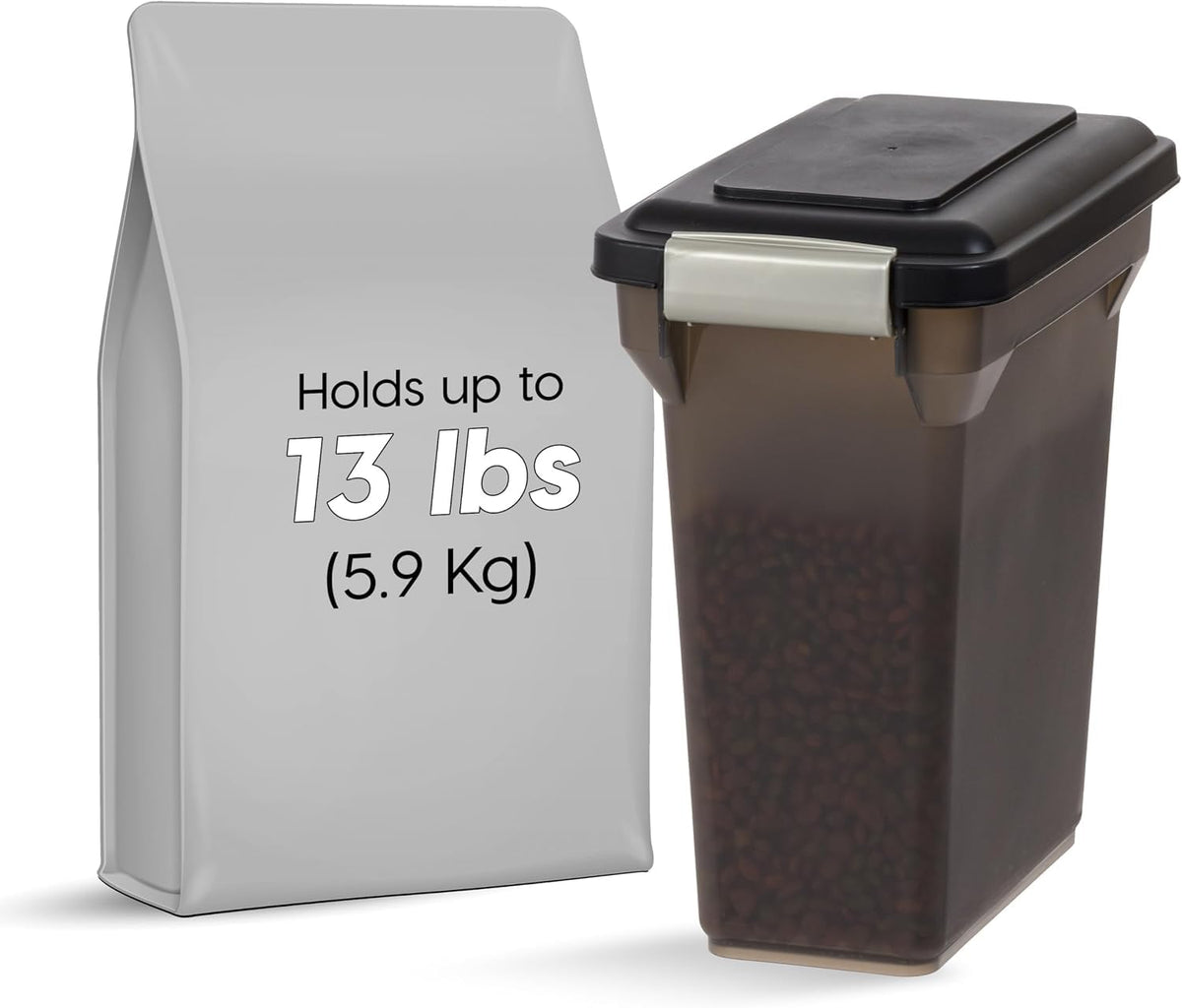 Dog Food Storage Container Up to 13 lbs Smoke B4488