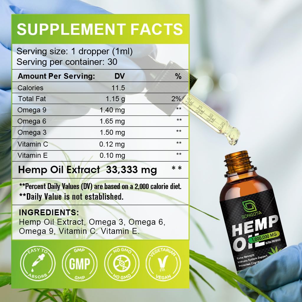 Organic Hemp Oil Extract P21527