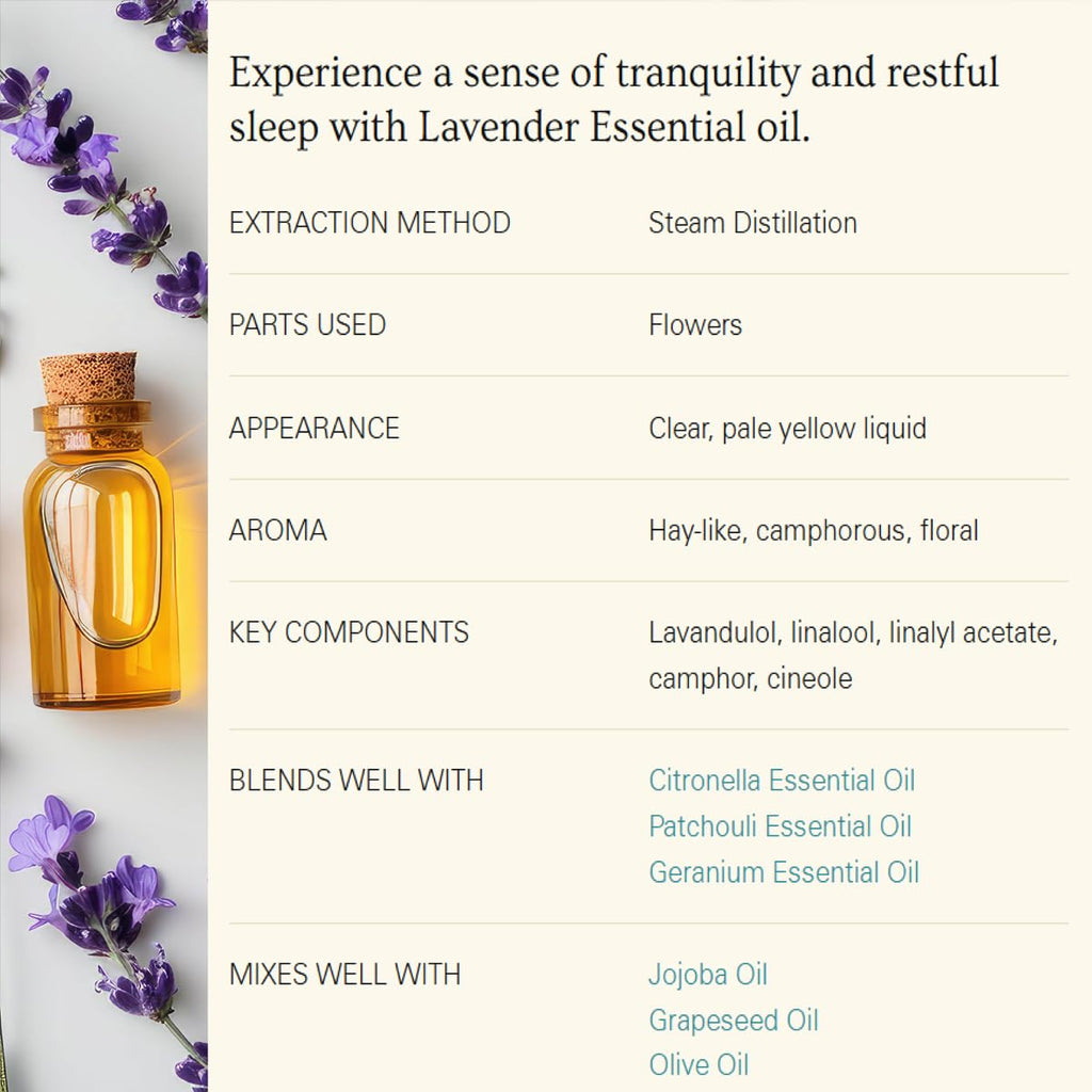 Lavender Essential Oil with Glass Dropper 4 Fl Oz W594487