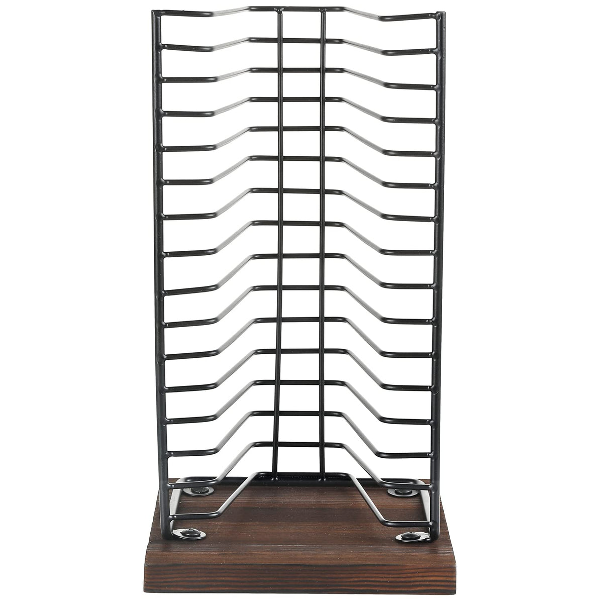 Black Metal CD Storage Rack J43089
