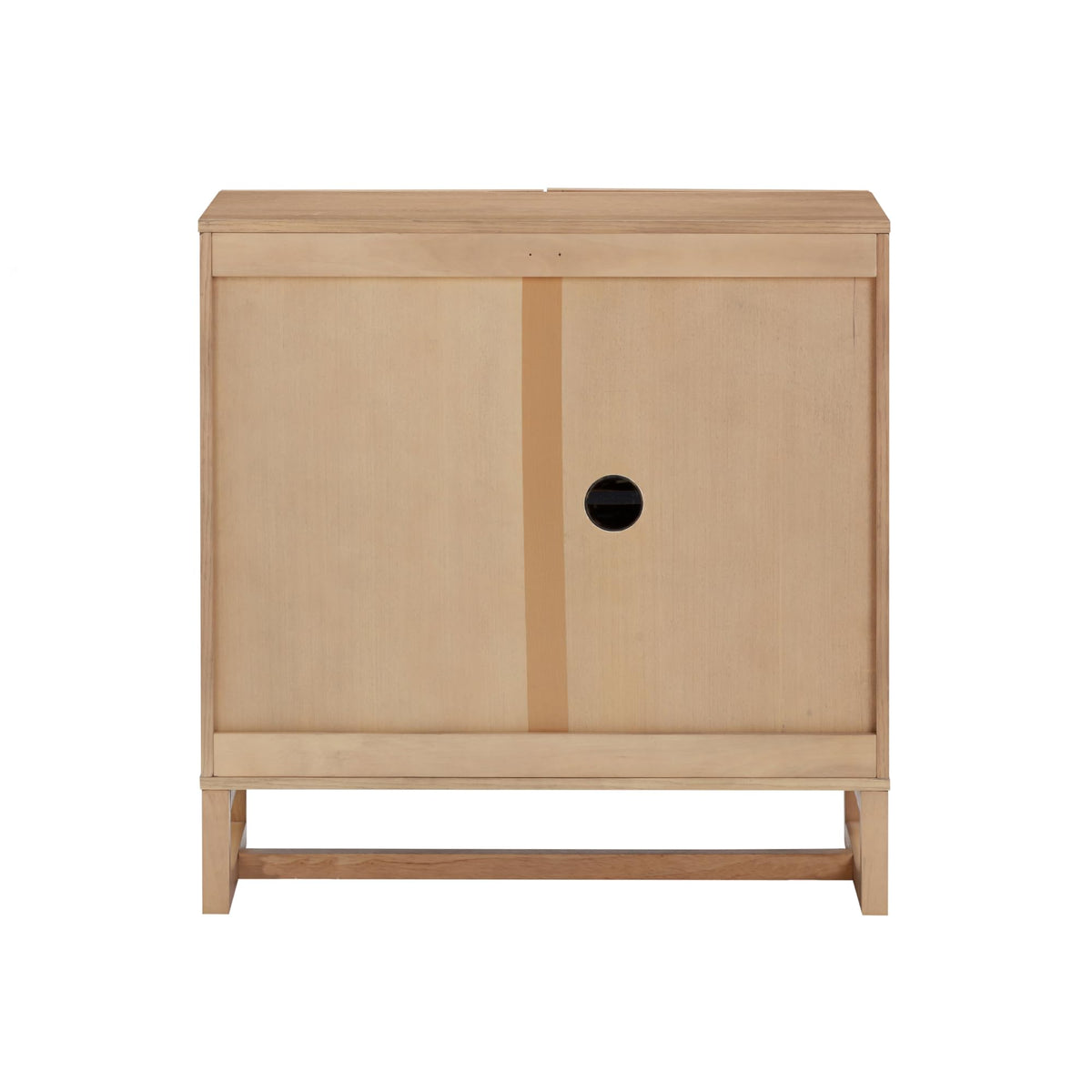 Mid-Century Modern Wood Storage Cabinet with Doors F9078