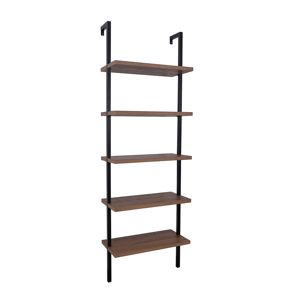 5-Shelf Oak Wood Modern Bookcase T21115