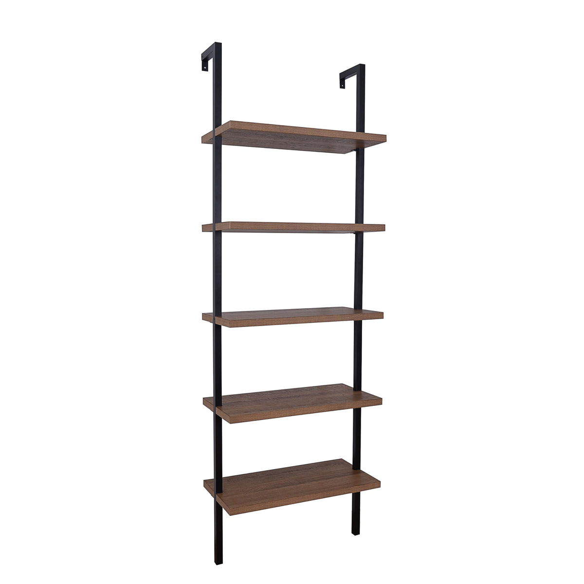 5-Shelf Oak Wood Modern Bookcase T21115