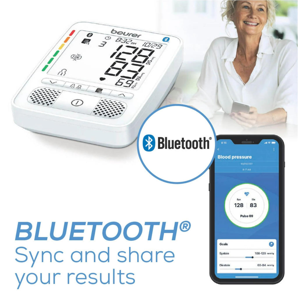 Upper Arm Blood Pressure Monitor with Bluetooth and Talking Function E30578