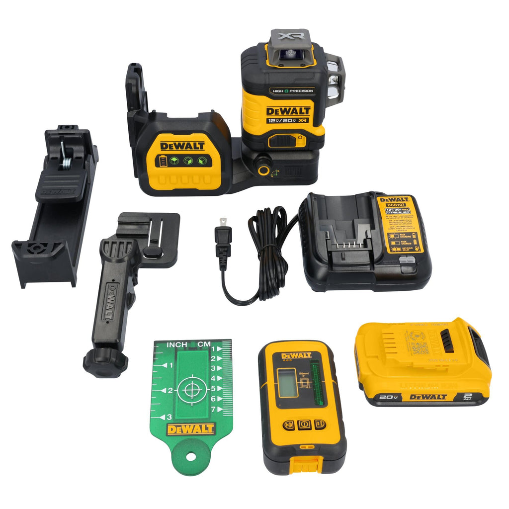 12V/20V MAX XR Line Laser, High Precision 3 X 360, Green G9858