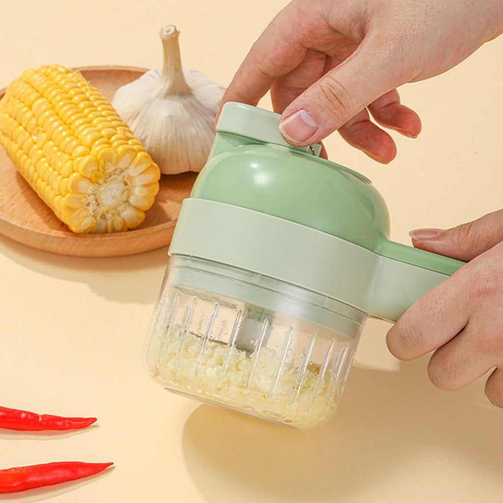 4 In 1 Cordless Electric Vegetable Cutter U160139