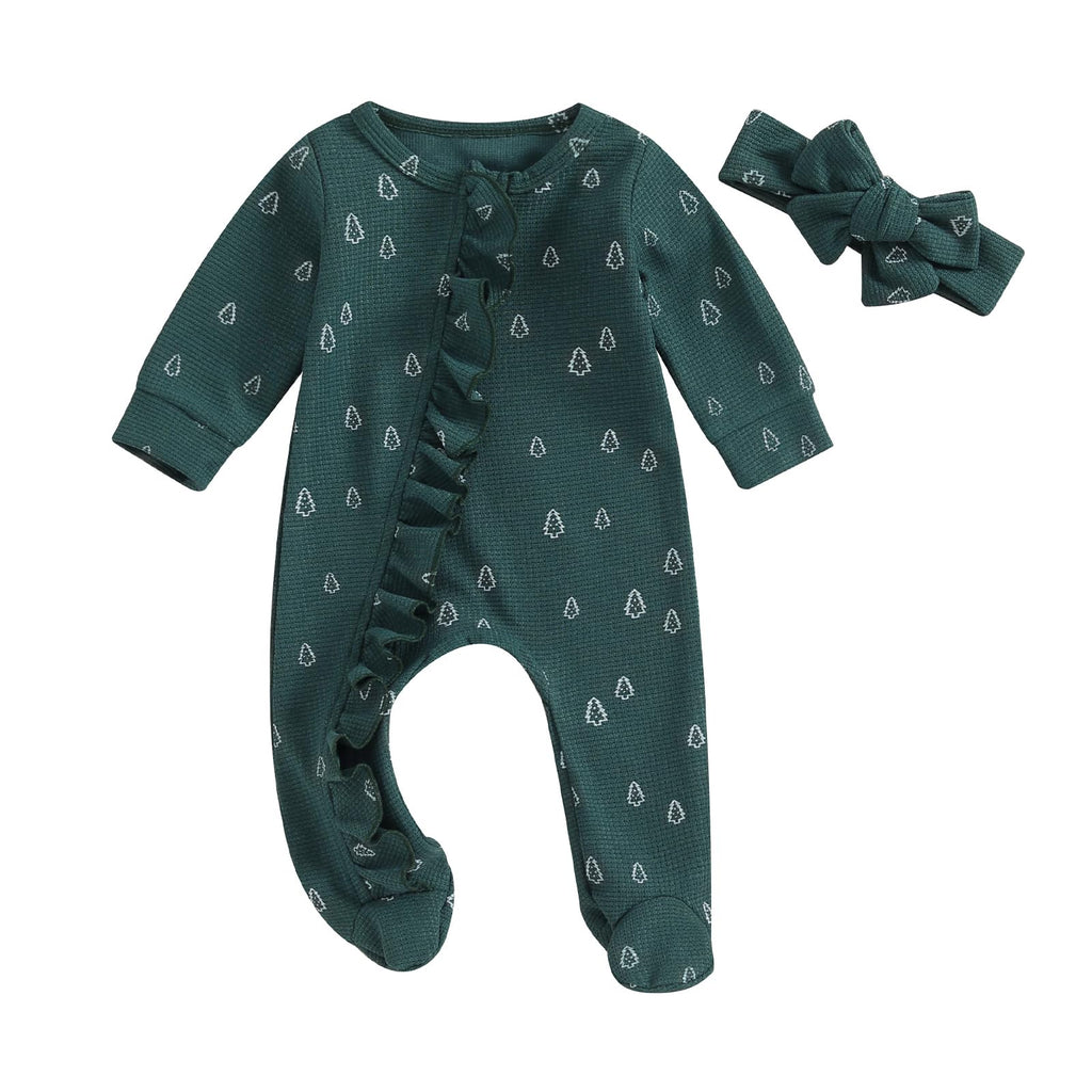 Pumpkin Long Sleeve Onesie Romper P190