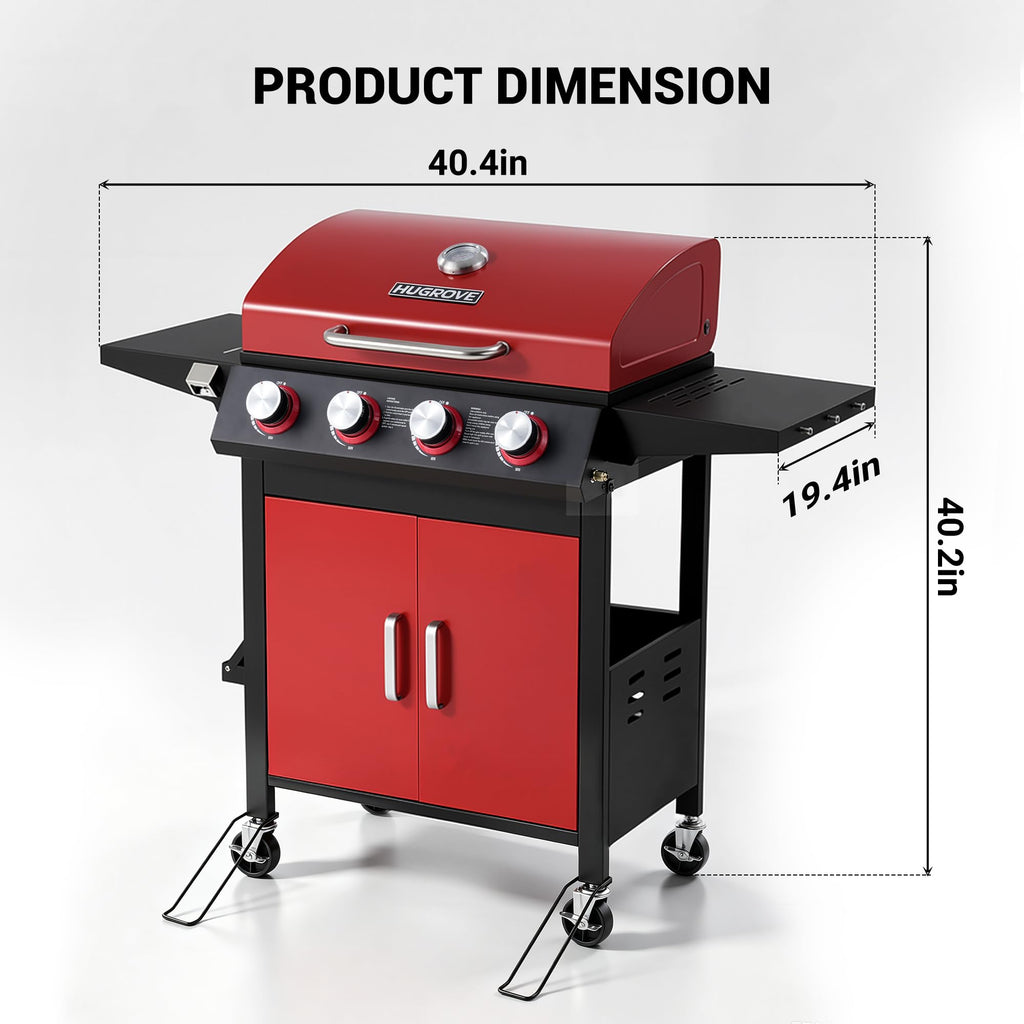 4-Burner Propane Gas Grill D194130