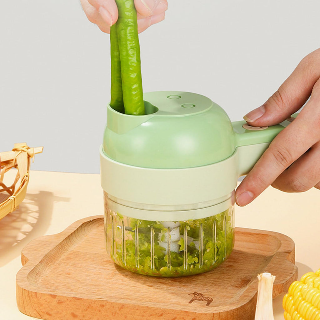 4 In 1 Cordless Electric Vegetable Cutter U160139