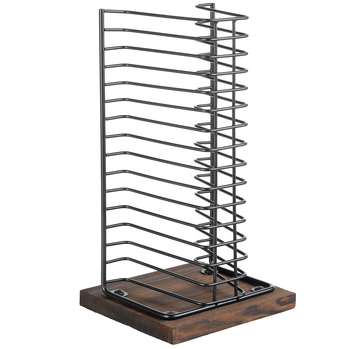 Black Metal CD Storage Rack J43089
