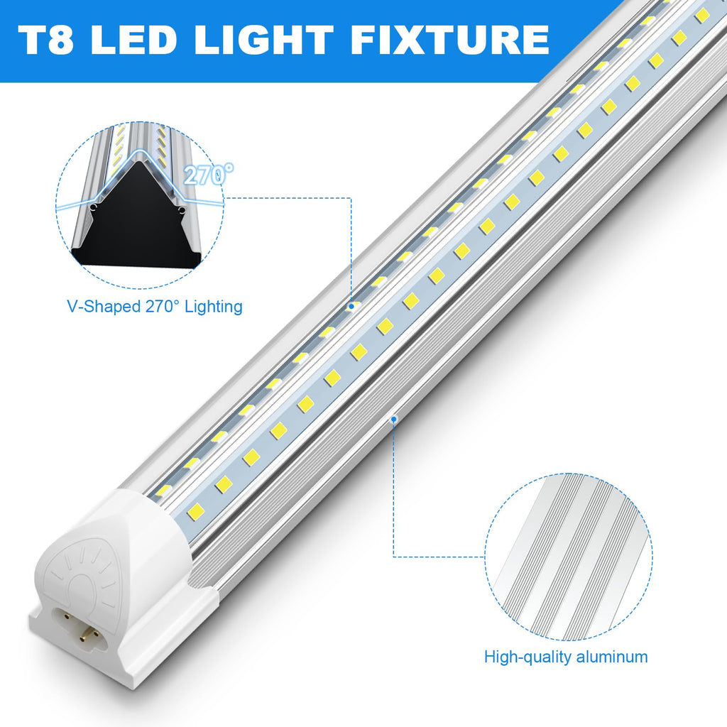 2FT 22W 3300LM 6000K Cool White Linkable LED Shop Lights S7631