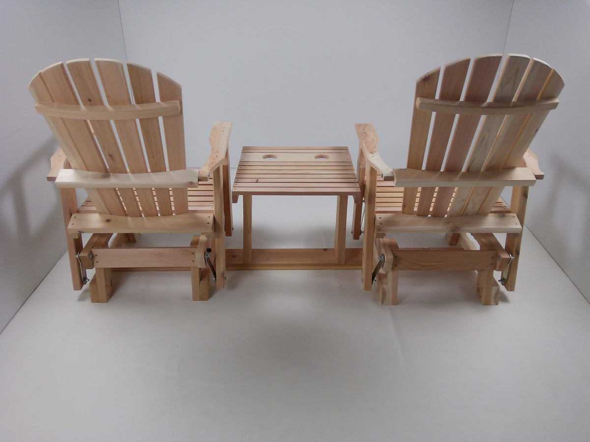 6 Foot Natural Cedar Settee Glider Y32618