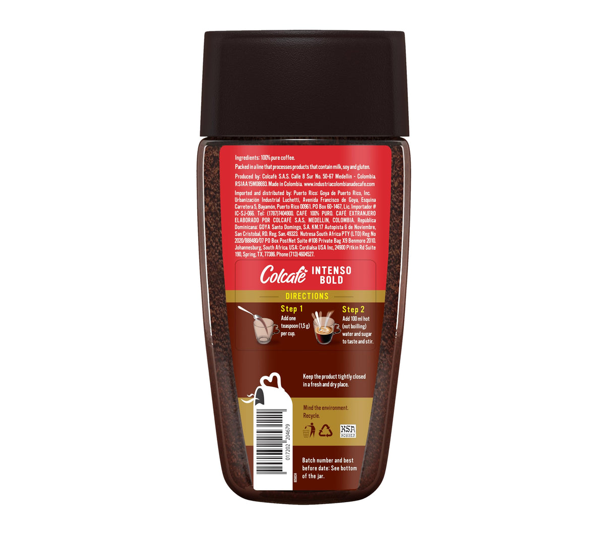 Instant Coffee 6 Ounce (Pack of 3) C2715