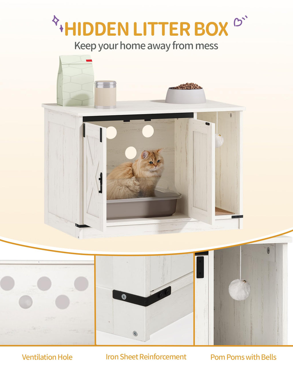 Cat Litter Box Enclosure J2352