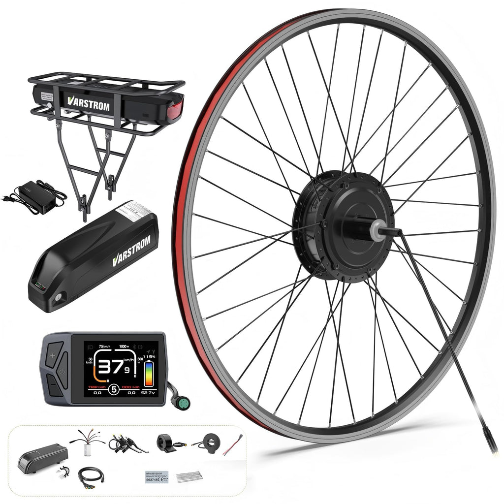 48V 500W 750W Rear Hub Motor Ebike Conversion Kit X845