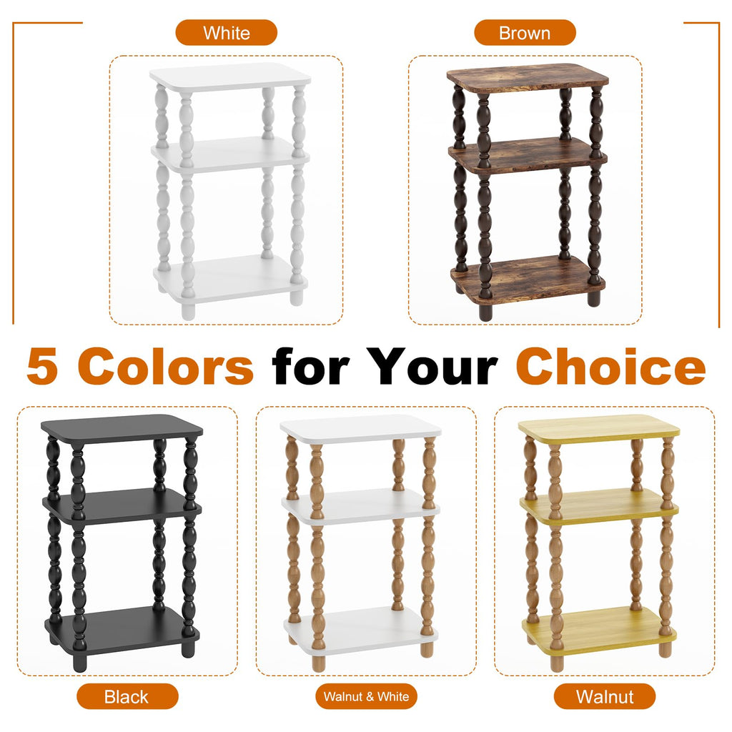 3-Tier Narrow End Table Q694165
