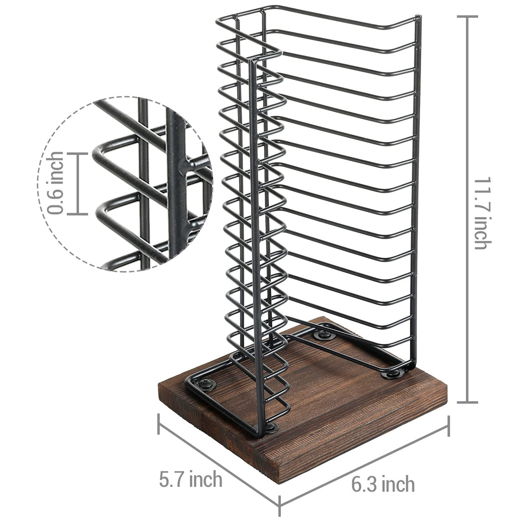 Black Metal CD Storage Rack J43089