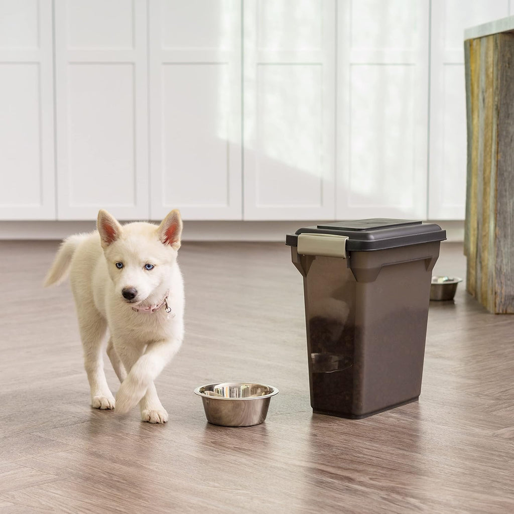 Dog Food Storage Container Up to 13 lbs Smoke B4488