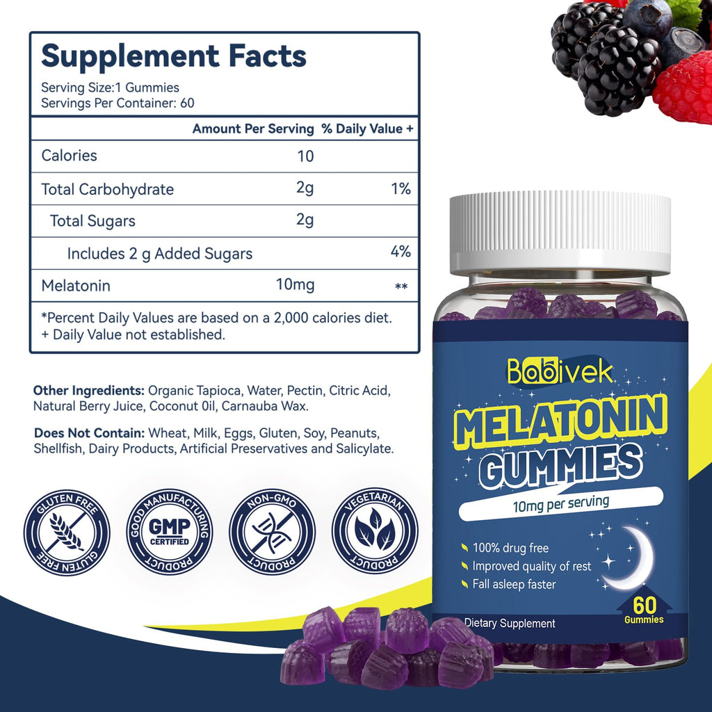 10mg Melatonin Gummies 60 Count Q15914