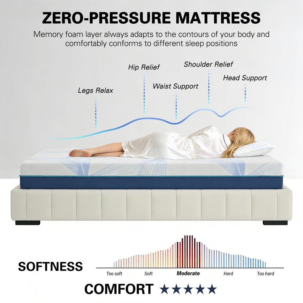 6 Inch Gel Memory Foam Twin Size Mattress G891