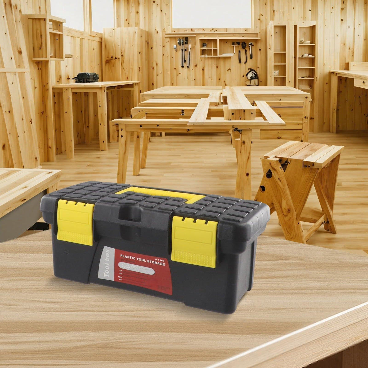 10 Inch Single Layer Plastic Toolbox D937