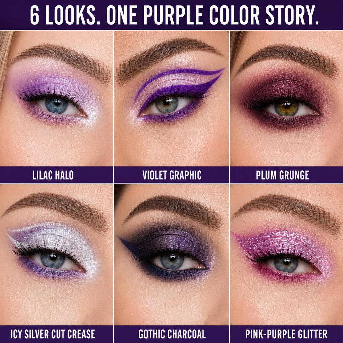 Purple Eyeshadow Palette F331