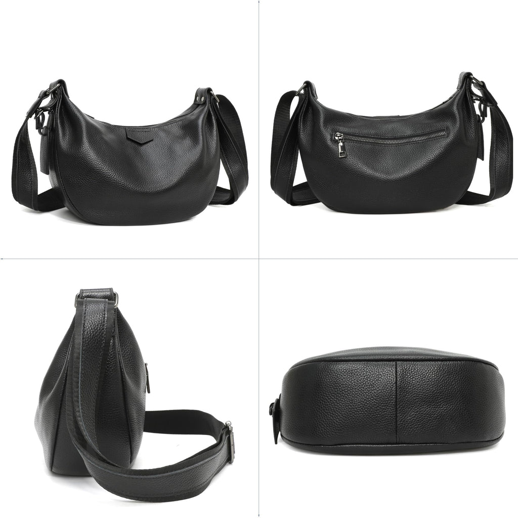 Genuine Leather Crossbody Shoulder Handbag B952