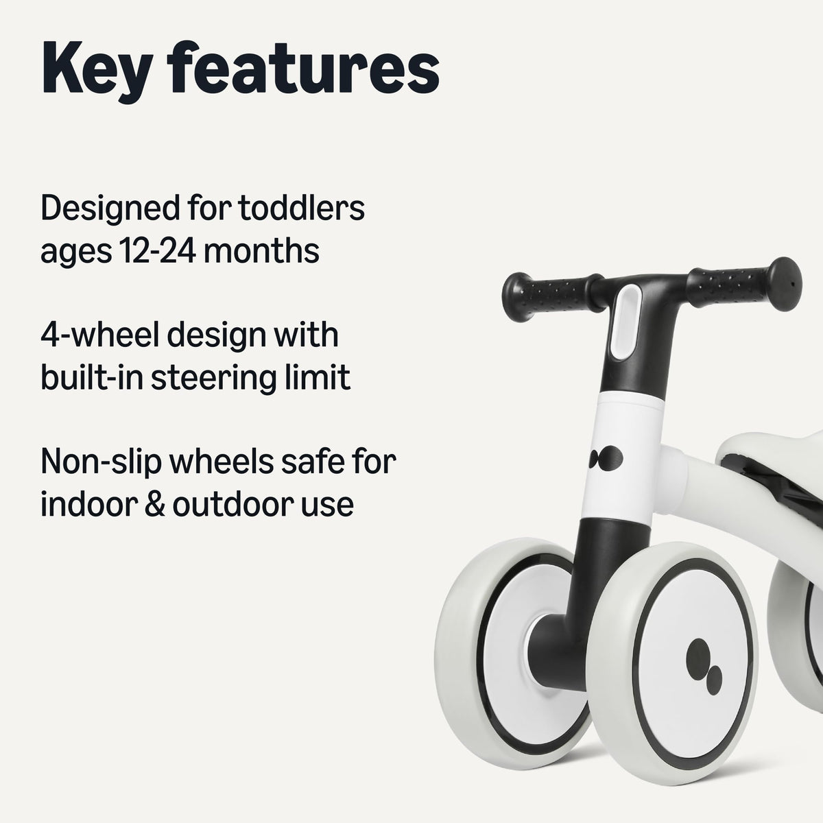 4-Wheel Toddler Balance Bike D723